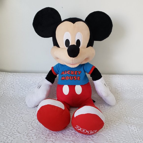 💕 2/$15  Disney 2015 Mickey Mouse Plush 20" Stuffed Toy - Picture 3 of 8